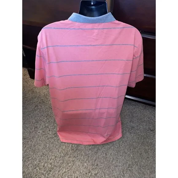 Linksoul Tempus Fugit Polo Golf Shirt Mens Size XL Multicolor Short Sleeve - Picture 4 of 8